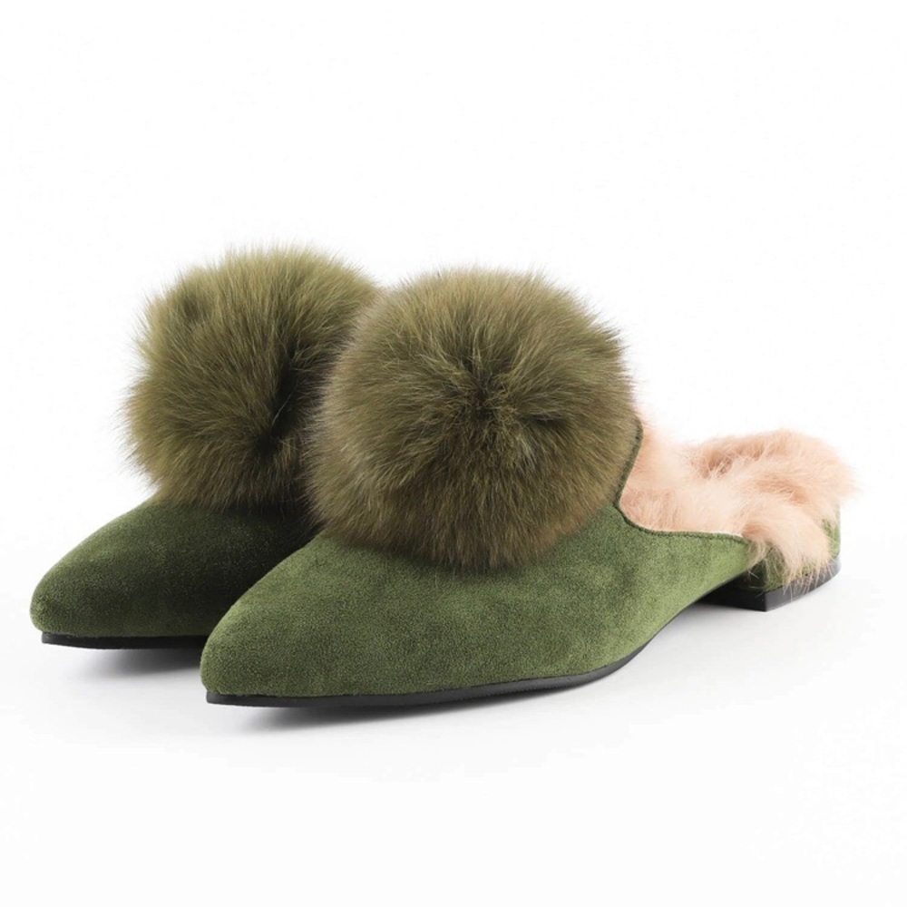 Genuine Leather Tinkerbell Slippers